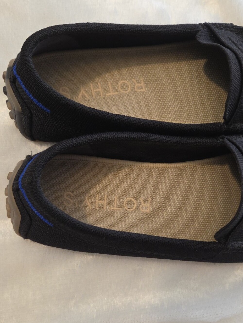 Rothy's Black Loafers — Classic Slip-On Style - Picture 2 of 5